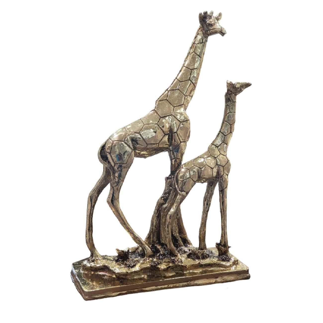 Price and Buy Decorative Golden Giraffe Figurine – Tall Safari Animal Sculpture