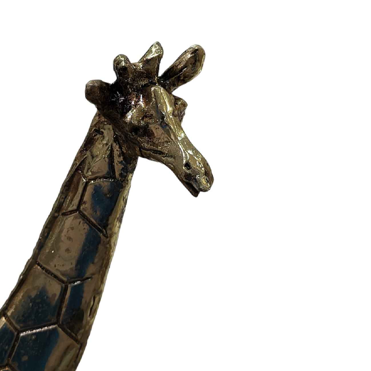 Price and Buy Decorative Golden Giraffe Figurine – Tall Safari Animal Sculpture - Image 5