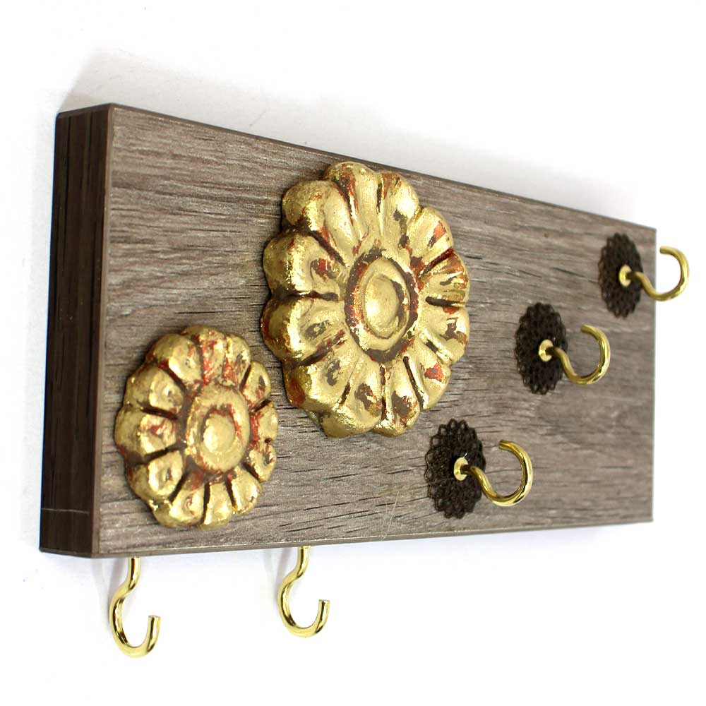 Price and Buy Decorative & Handcrafted Wall Key Holder Model Flower - Image 3