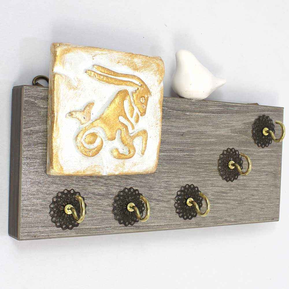 Price and Buy Decorative & Handcrafted Wall Key Holder Model Goat - Image 3