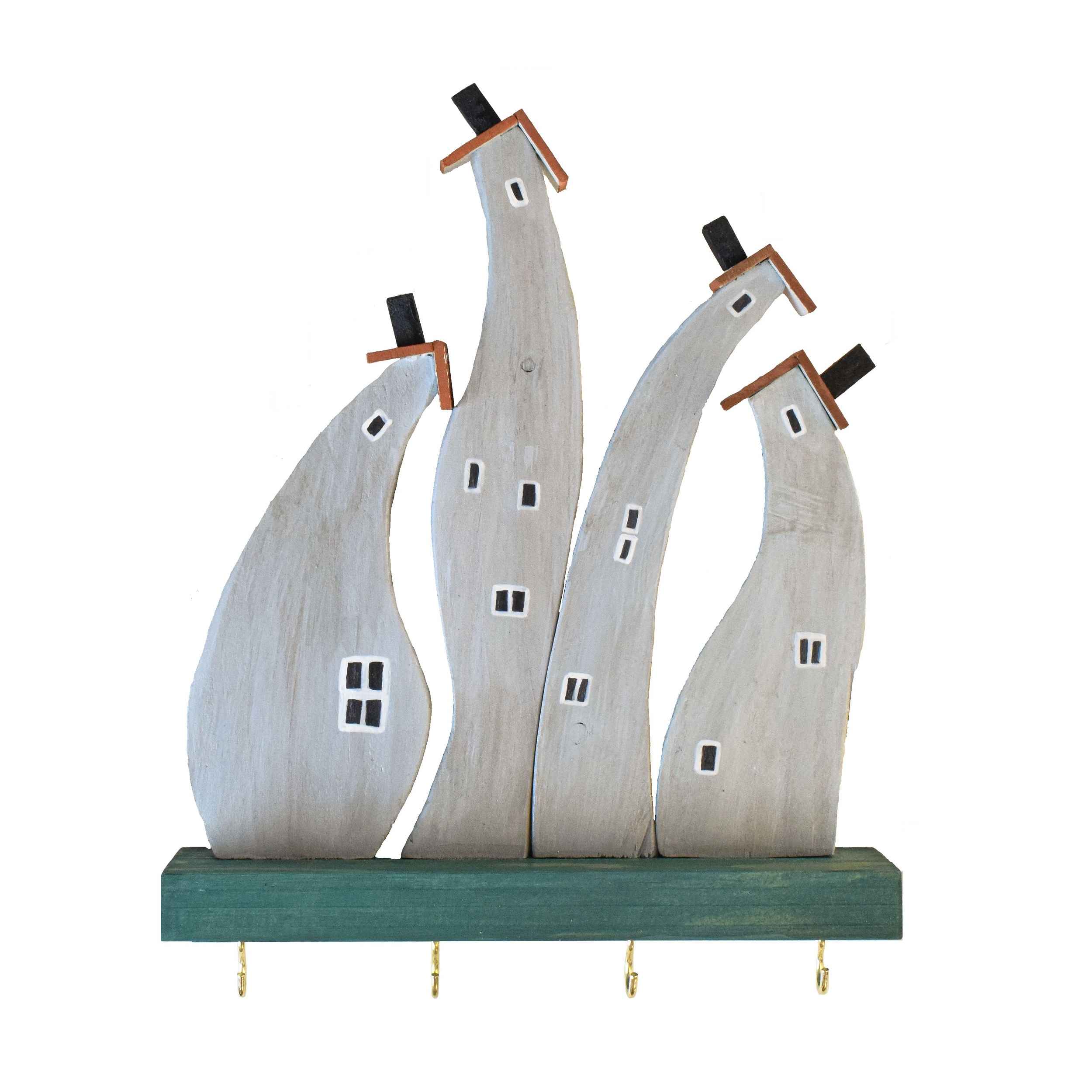 Price and Buy Decorative & Handcrafted Wall Key Holder with Cottage Design