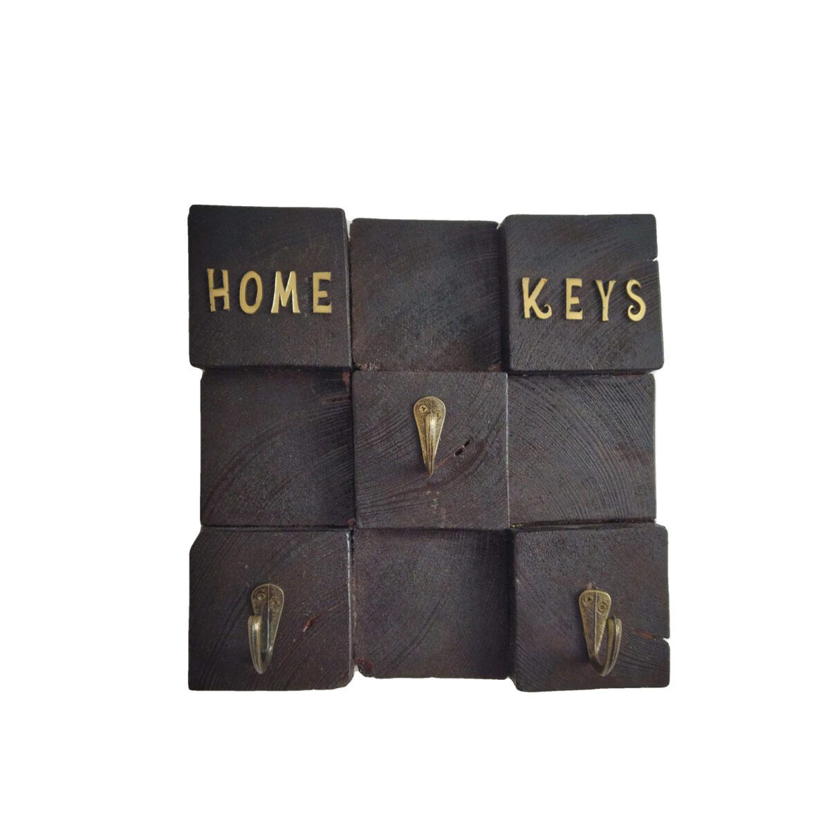 Price and Buy Decorative & Handcrafted Wall Key Holder with Entrance Cubes Design