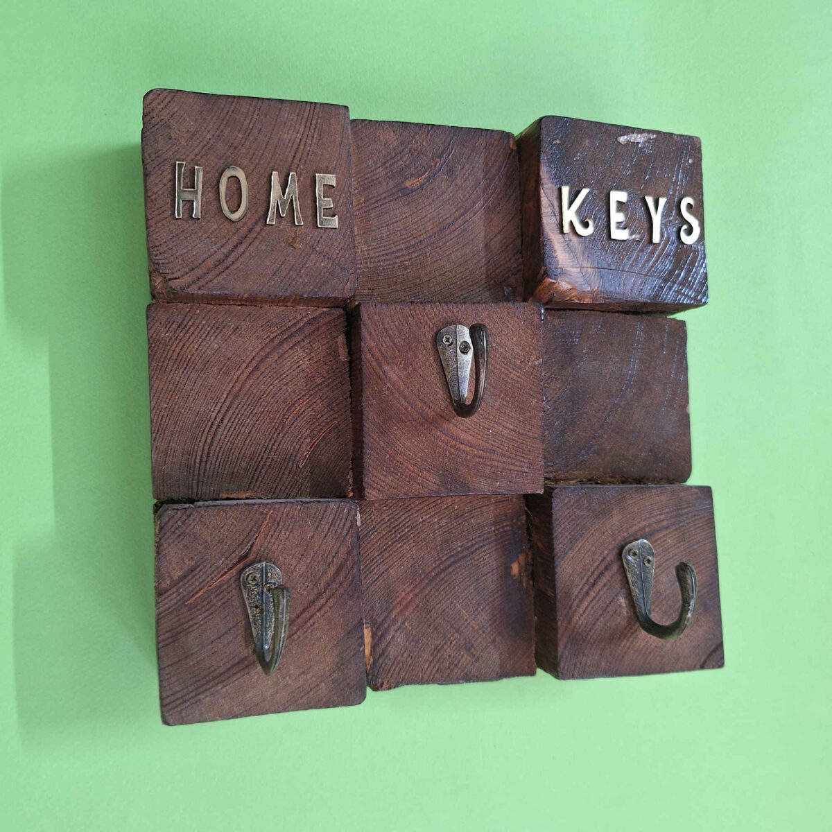 Price and Buy Decorative & Handcrafted Wall Key Holder with Entrance Cubes Design - Image 7