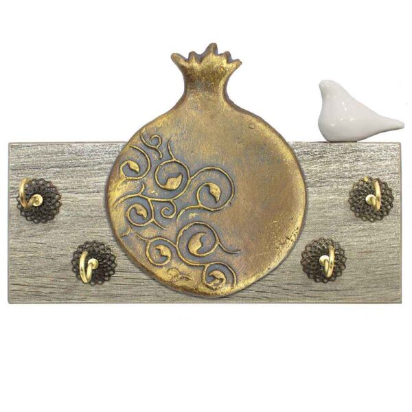 Price and Buy Decorative & Handcrafted Wall Key Holder with Pomegranate Design_68fe0d9647918.jpeg Price and Buy Decorative & Handcrafted Wall Key Holder with Pomegranate Design