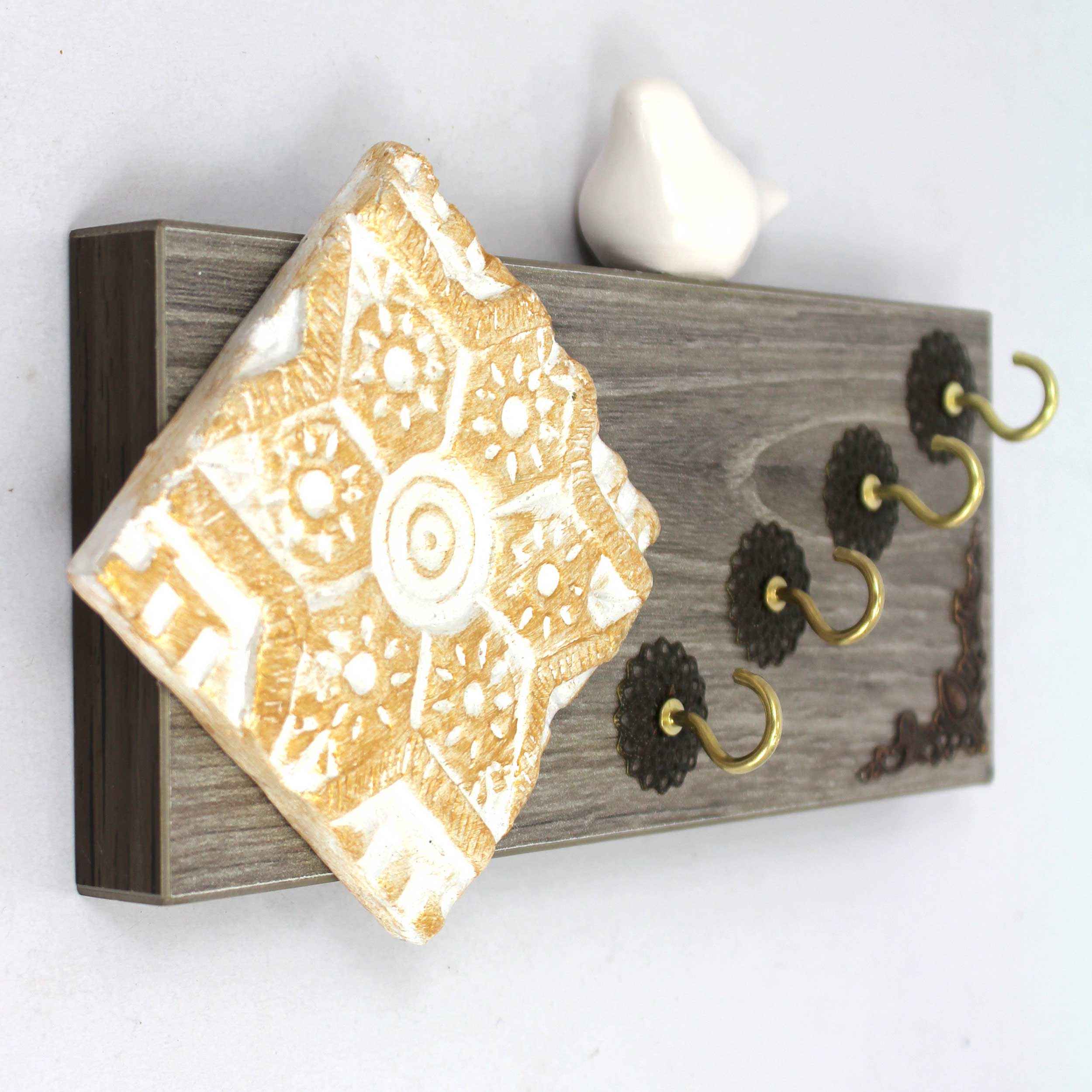 Price and Buy Decorative & Handcrafted Wall Key Holder with Traditional Design - Image 4