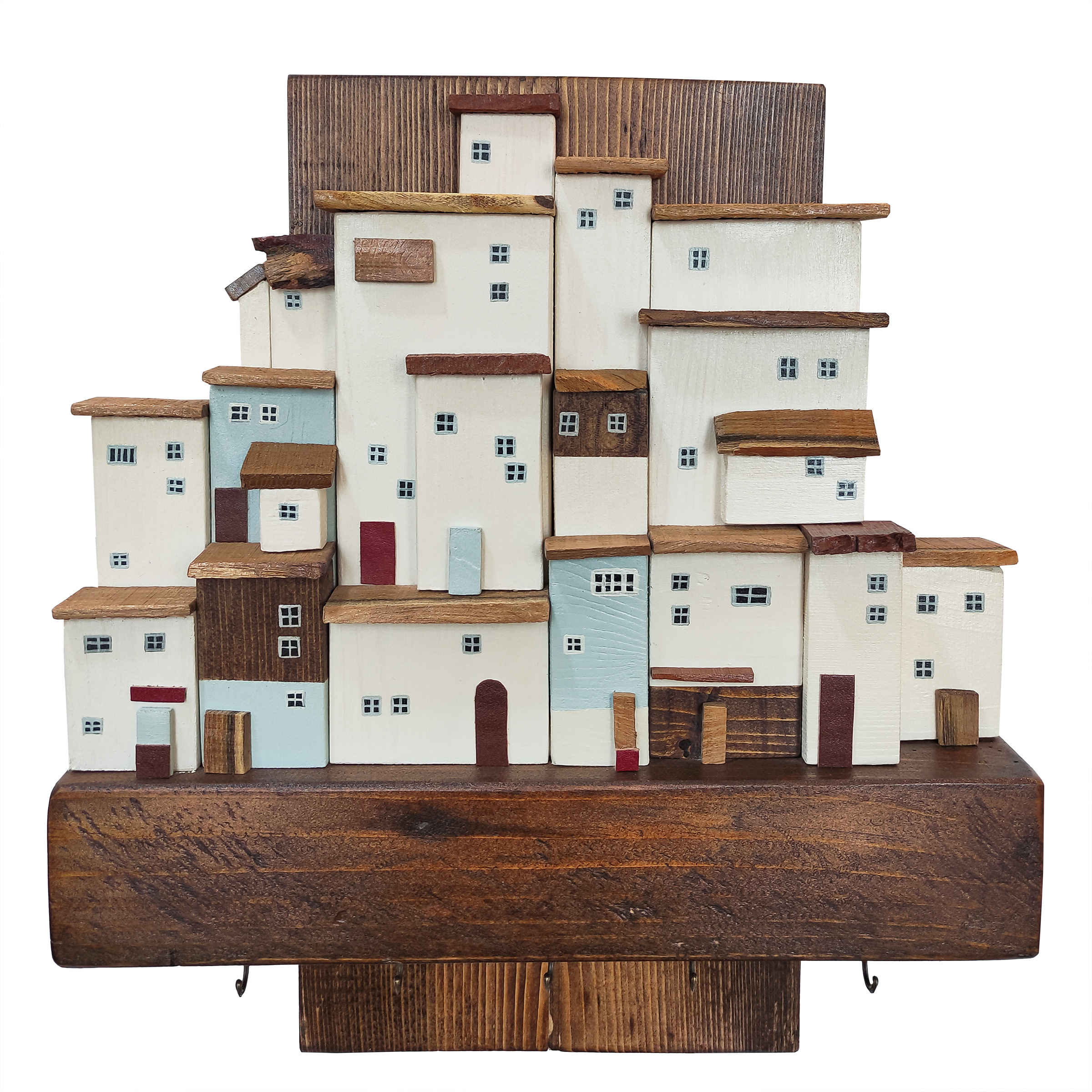 Price and Buy Decorative & Handcrafted Wall Key Holder with Village Design