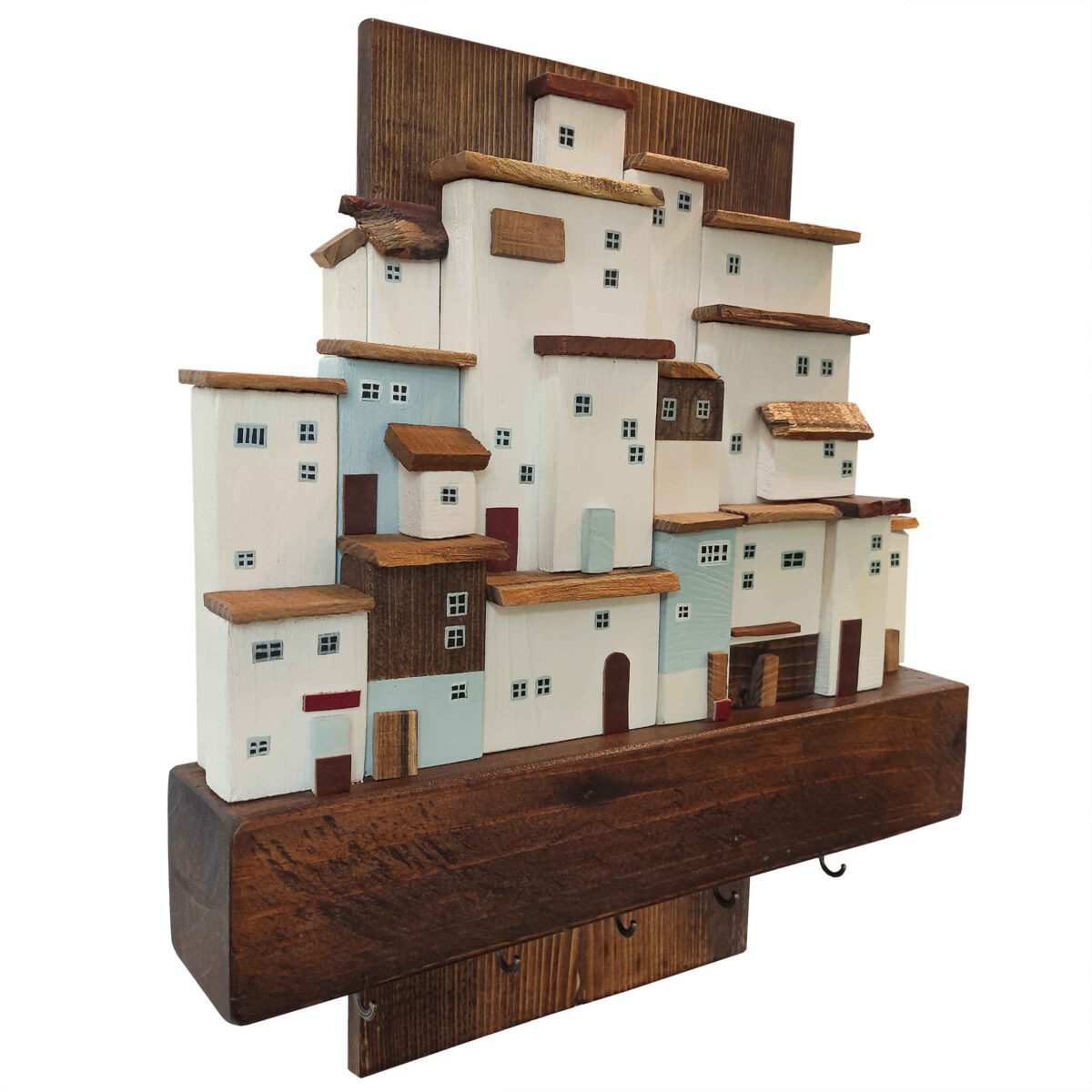 Price and Buy Decorative & Handcrafted Wall Key Holder with Village Design - Image 4
