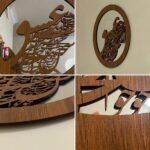 Price and Buy Decorative Mirror Wall Art – Love Quote Model, Brown - Image 3