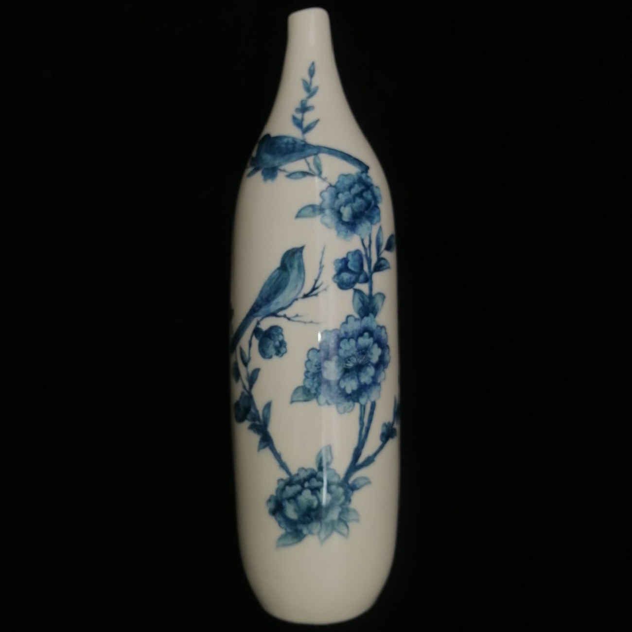 Price and Buy Decorative Persian Ceramic Bud Vase for Gift or Home Decor with Bird & Flower Design (x3) - Image 4