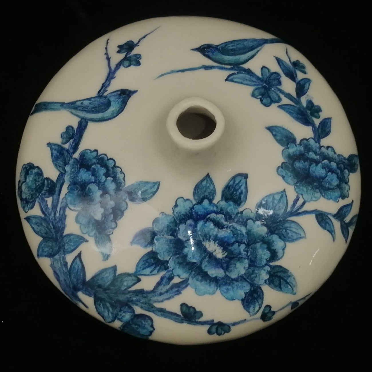 Price and Buy Decorative Persian Ceramic Bud Vase for Gift or Home Decor with Bird & Flower Design (x3) - Image 5