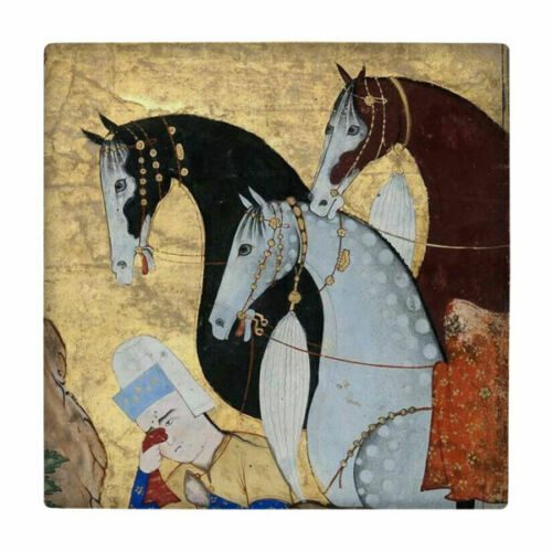 Price and Buy Decorative Persian Ceramic Tile – Shahnameh Inspired: Miniature Horses_68f278e67ba5f.jpeg Price and Buy Decorative Persian Ceramic Tile – Shahnameh Inspired: Miniature Horses