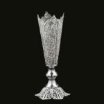 Price and Buy Decorative Persian Filigree Silver Coated Vase Trumpet Nazanin