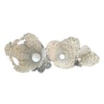 Price and Buy Decorative Persian Filigree Silver Coated Vase Trumpet Shima – Set of 3 - Image 3