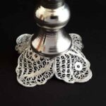 Price and Buy Decorative Persian Filigree Silver Coated Vase Trumpet Tina - Image 4