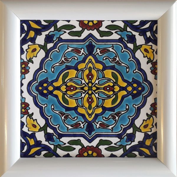 Price and Buy Decorative Persian Framed Ceramic Tile – Blue_68f6ddc5db0ce.jpeg Price and Buy Decorative Persian Framed Ceramic Tile – Blue