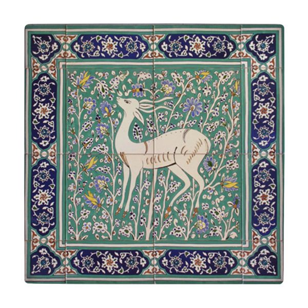 Price and Buy Decorative Persian Framed Ceramic Tile – Gazelle_68f511ba4017d.jpeg Price and Buy Decorative Persian Framed Ceramic Tile – Gazelle