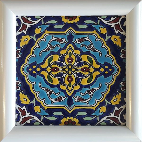 Price and Buy Decorative Persian Framed Ceramic Tile – Navy Blue_68f6dde576de4.jpeg Price and Buy Decorative Persian Framed Ceramic Tile – Navy Blue