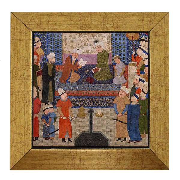 Price and Buy Decorative Persian Framed Tile – Shahnameh Inspired: Karnia_68f6704273bad.jpeg Price and Buy Decorative Persian Framed Tile – Shahnameh Inspired: Karnia