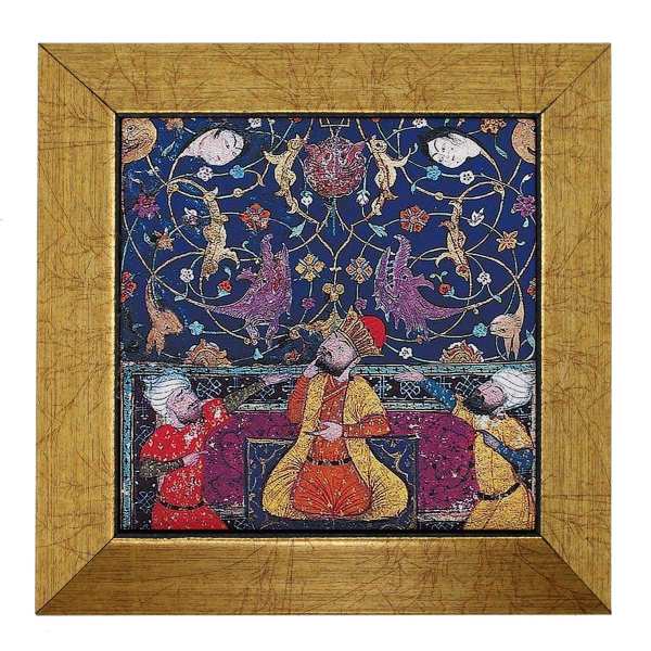 Price and Buy Decorative Persian Framed Tile – Shahnameh Inspired: Kings_68f670b2c3a67.jpeg Price and Buy Decorative Persian Framed Tile – Shahnameh Inspired: Kings