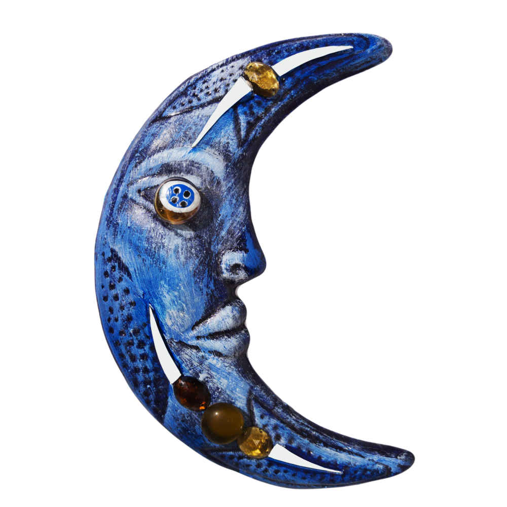Price and Buy Decorative Persian Pottery Wall Hanging Amulet Model Moon_68fc327d85208.jpeg Price and Buy Decorative Persian Pottery Wall Hanging Amulet Model Moon - Image 1