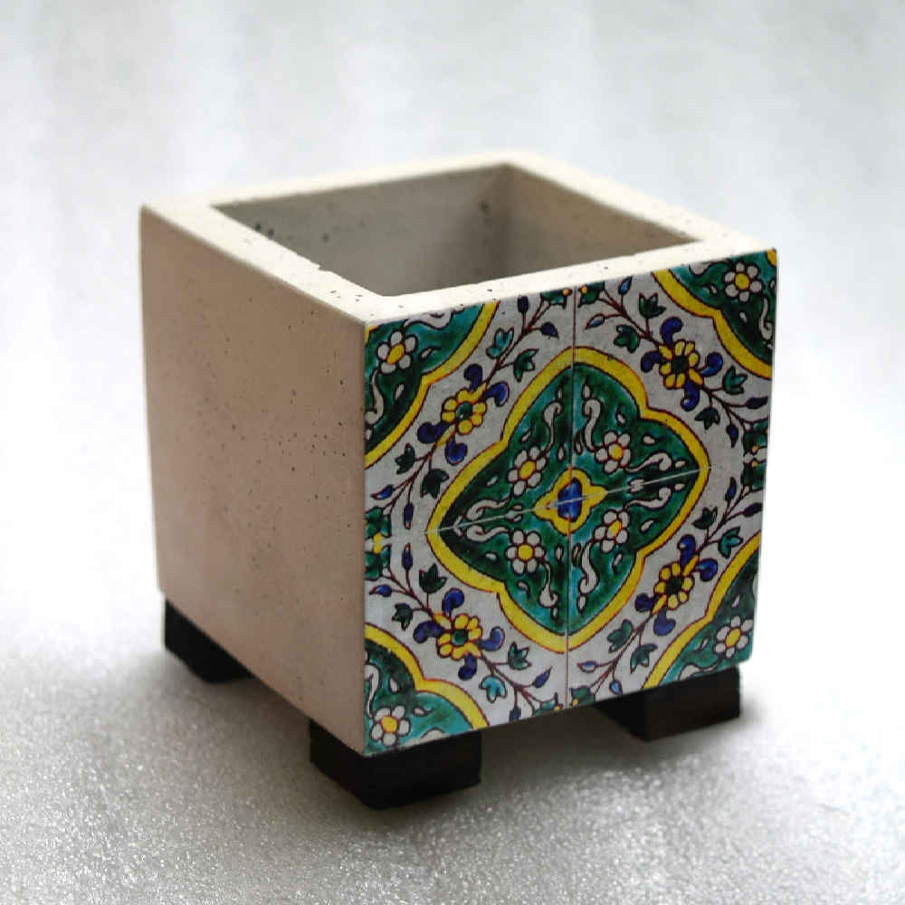 Price and Buy Decorative Persian Square Concrete Vase Model Kaashi - Image 4