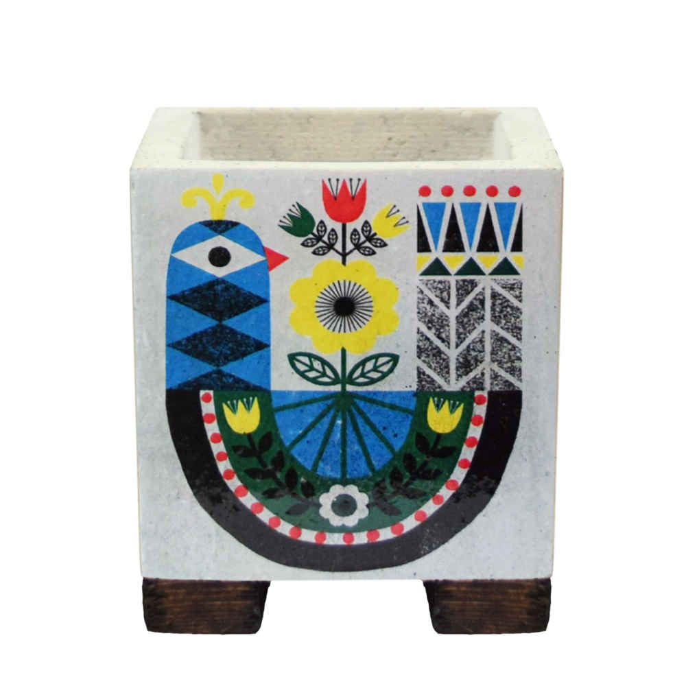 Price and Buy Decorative Persian Square Concrete Vase Model Kabootar