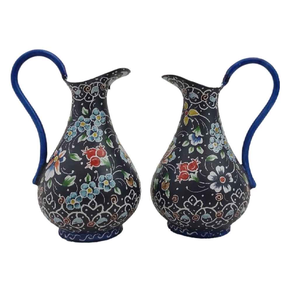 Price and Buy Decorative Pitcher Handcrafted With Persian Minakari Enamel Javaneh (2x)