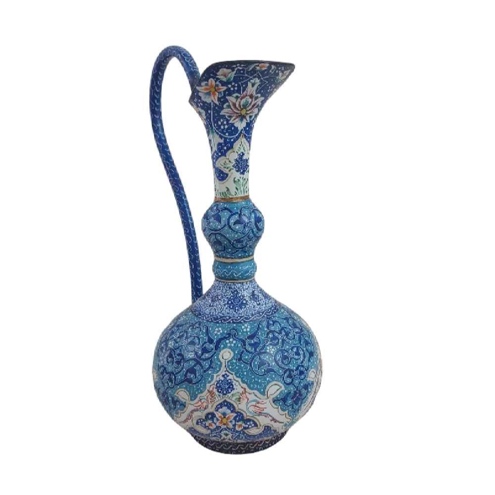 Price and Buy Decorative Pitcher Handcrafted With Persian Minakari Enamel Raha - Image 3