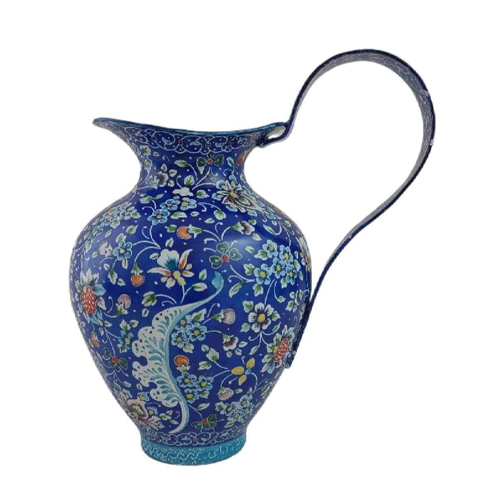 Price and Buy Decorative Pitcher Handcrafted With Persian Minakari Enamel Ravis