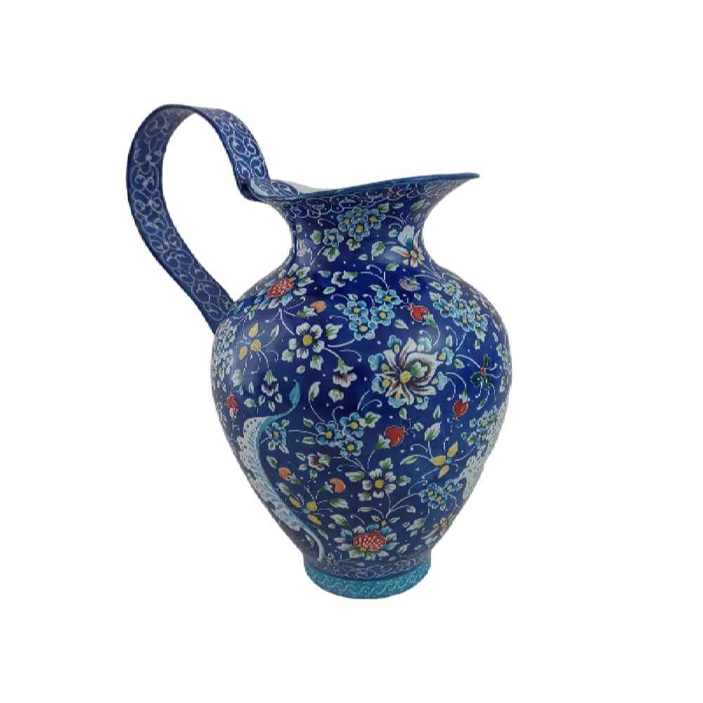 Price and Buy Decorative Pitcher Handcrafted With Persian Minakari Enamel Ravis - Image 3