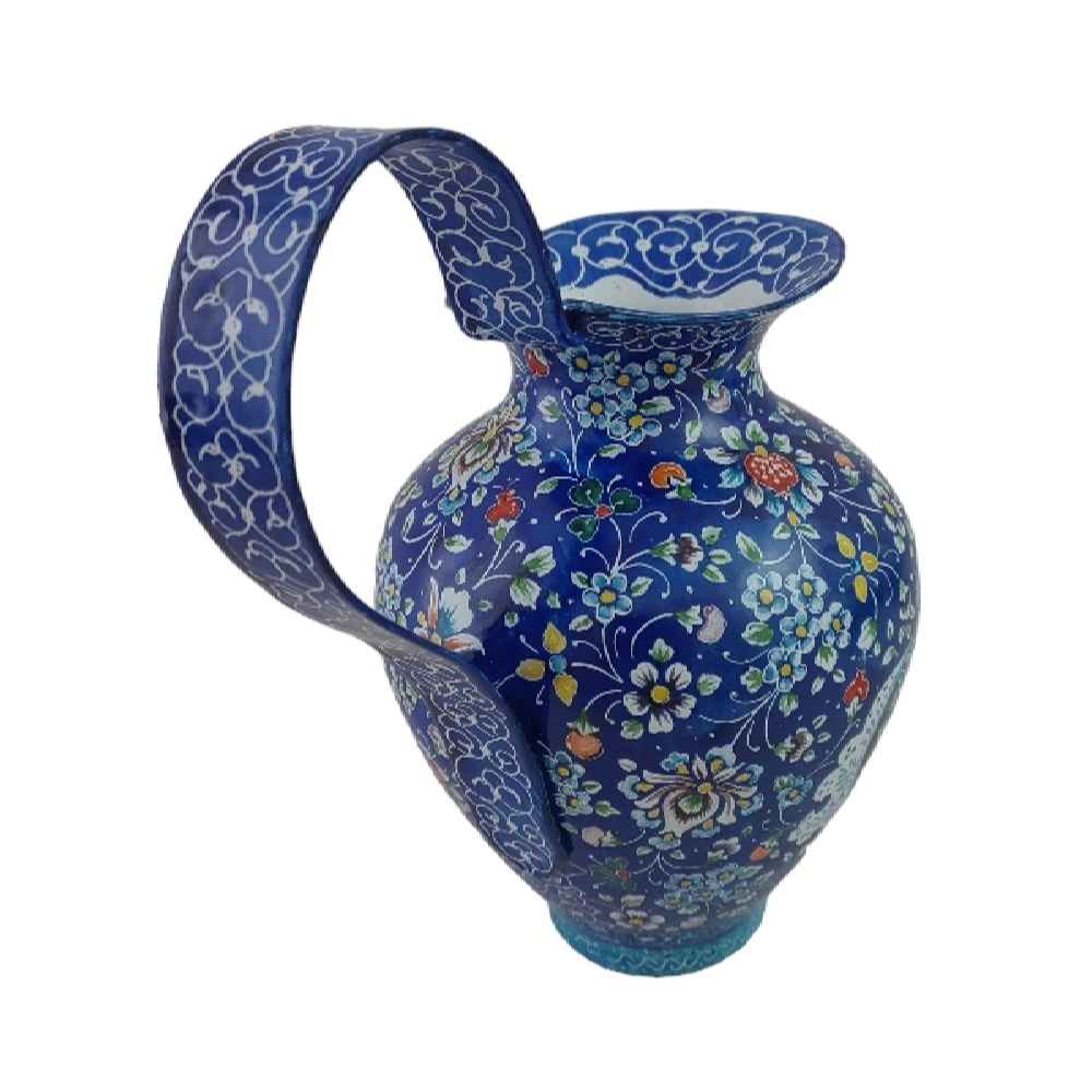 Price and Buy Decorative Pitcher Handcrafted With Persian Minakari Enamel Ravis - Image 4