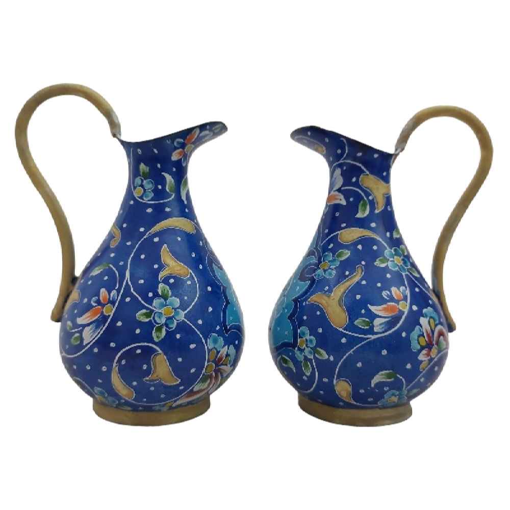 Price and Buy Decorative Pitcher Handcrafted With Persian Minakari Enamel Yaser (2x)