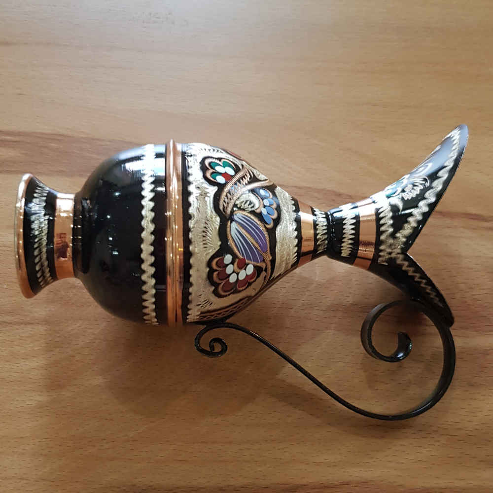 Price and Buy Decorative Pitcher Handcrafted With Persian Minakari Enamel Zaman - Image 3