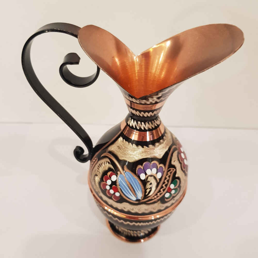 Price and Buy Decorative Pitcher Handcrafted With Persian Minakari Enamel Zaman - Image 4