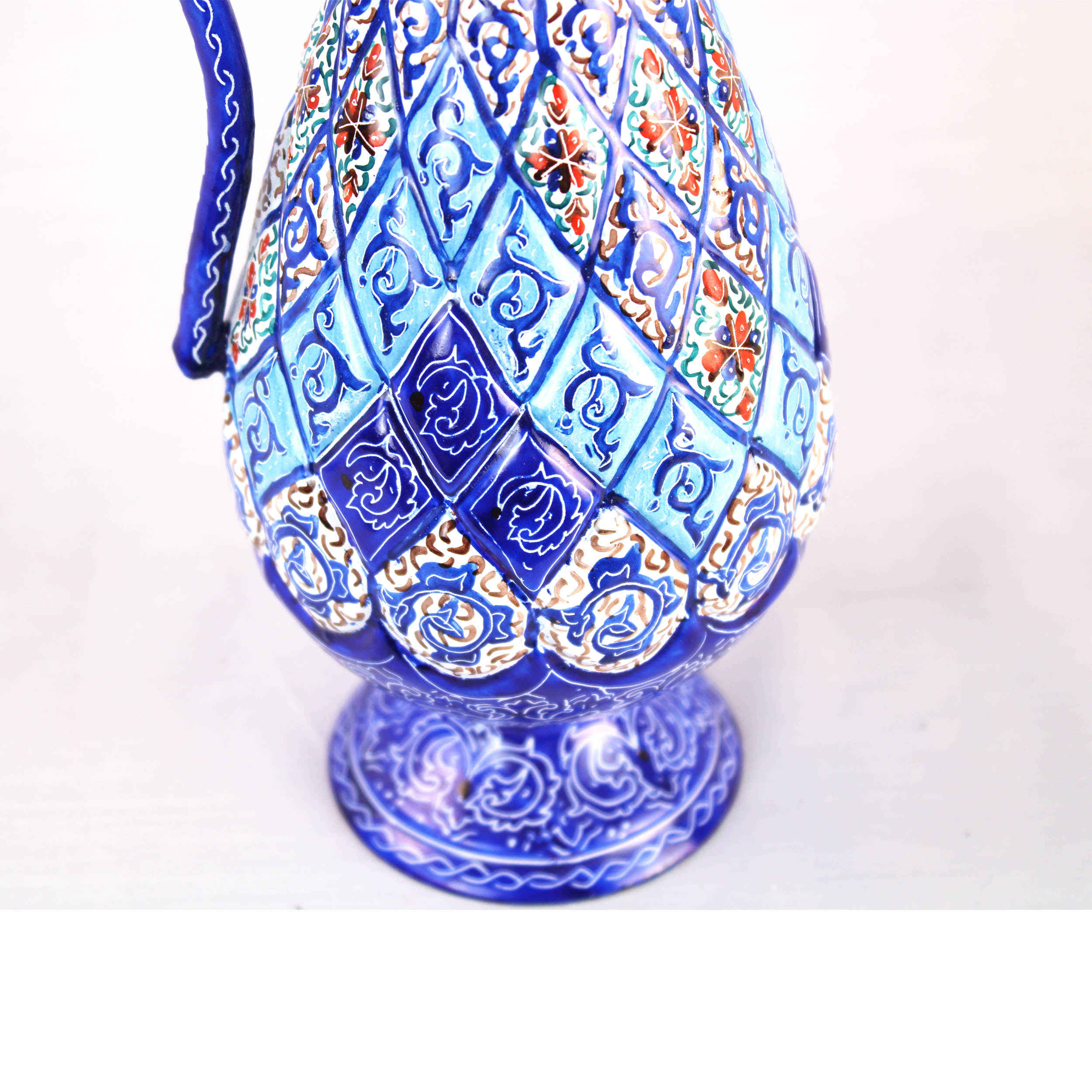 Price and Buy Decorative Pitcher Handpainted With Persian Minakari & Copper - Image 6