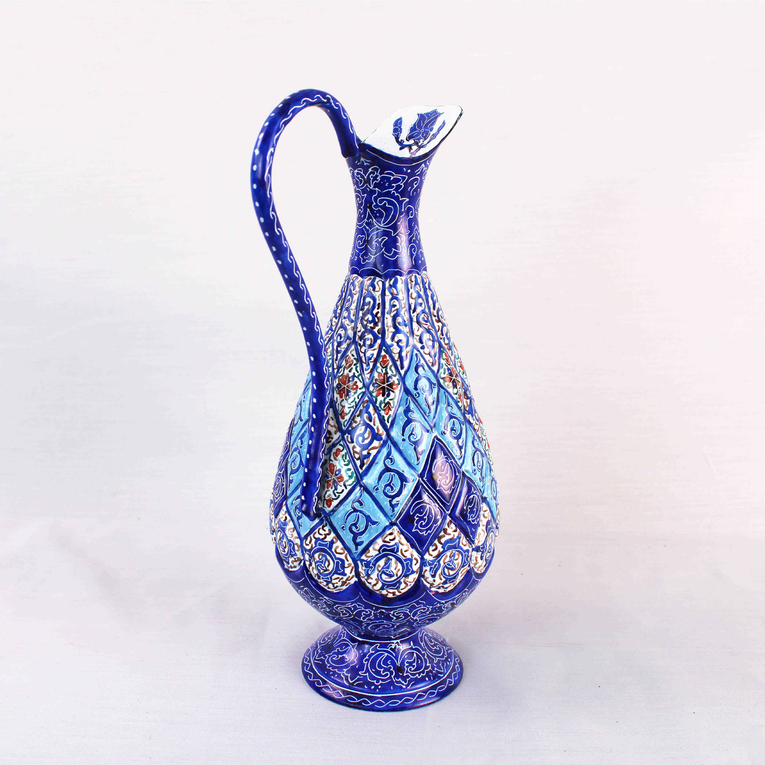 Price and Buy Decorative Pitcher Handpainted With Persian Minakari & Copper - Image 7