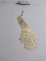 Price and Buy Decorative Plexiglass Wall Mirror – Indian Peacock Design - Image 4