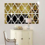 Price and Buy Decorative Plexiglass Wall Mirror – Traditional Persian Art Pattern (20 Pieces) - Image 3