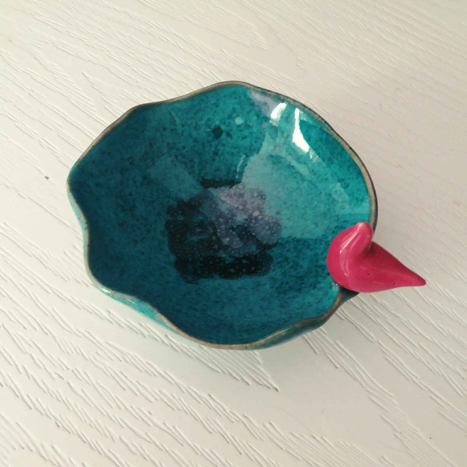 Price and Buy Decorative Pottery Bowl Artistic Handcrafted with Bird Design