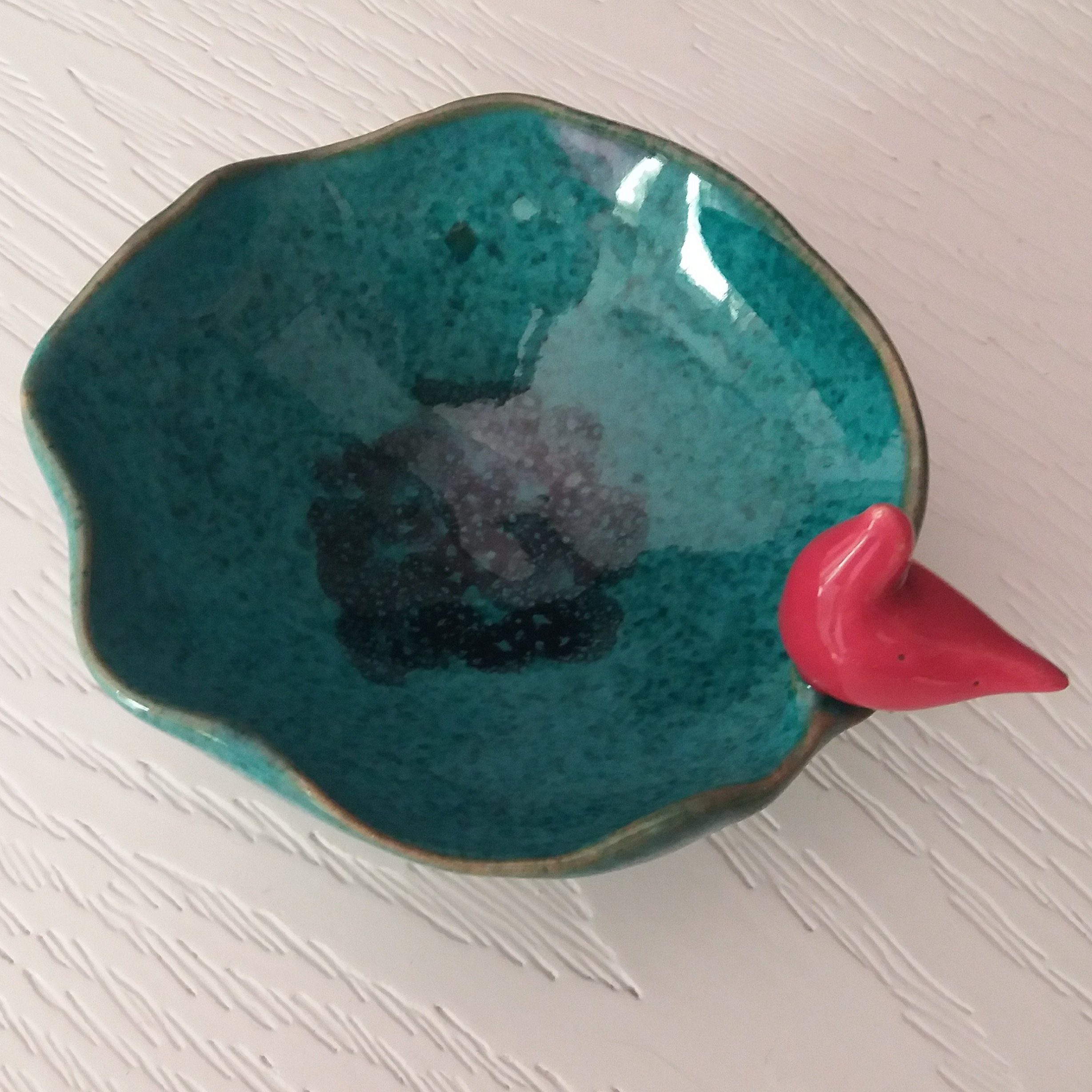 Price and Buy Decorative Pottery Bowl Artistic Handcrafted with Bird Design - Image 4