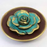 Price and Buy Decorative Pottery Plate with Flower Design Set of 3 Perfect for Living Room - Image 6