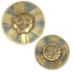 Price and Buy Decorative Pottery Wall Hanging Plate Set with Bird Design (2 Pieces)