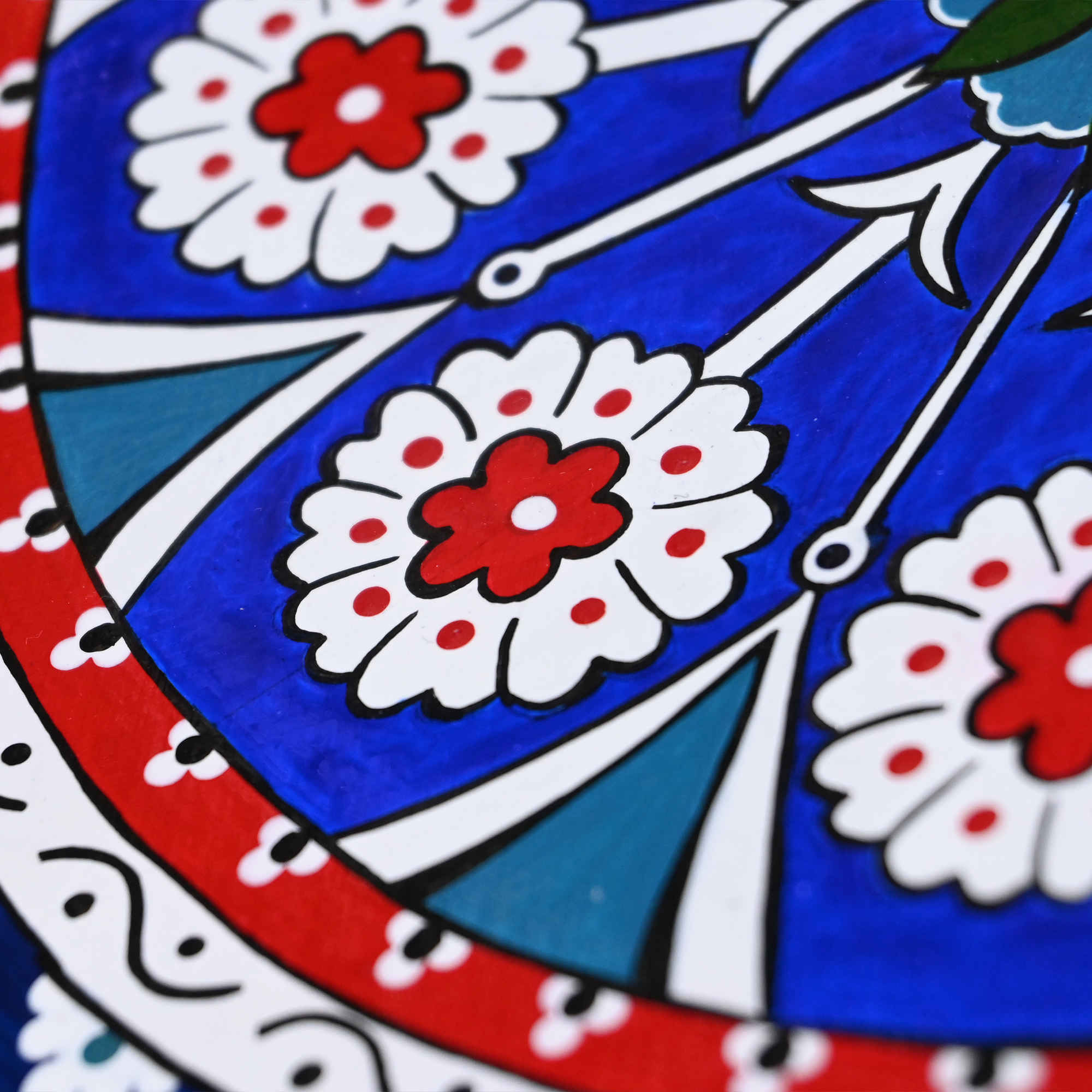 Price and Buy Decorative Pottery Wall Hanging Plate with Traditional Style_690277654188d.jpeg Price and Buy Decorative Pottery Wall Hanging Plate with Traditional Style - Image 5