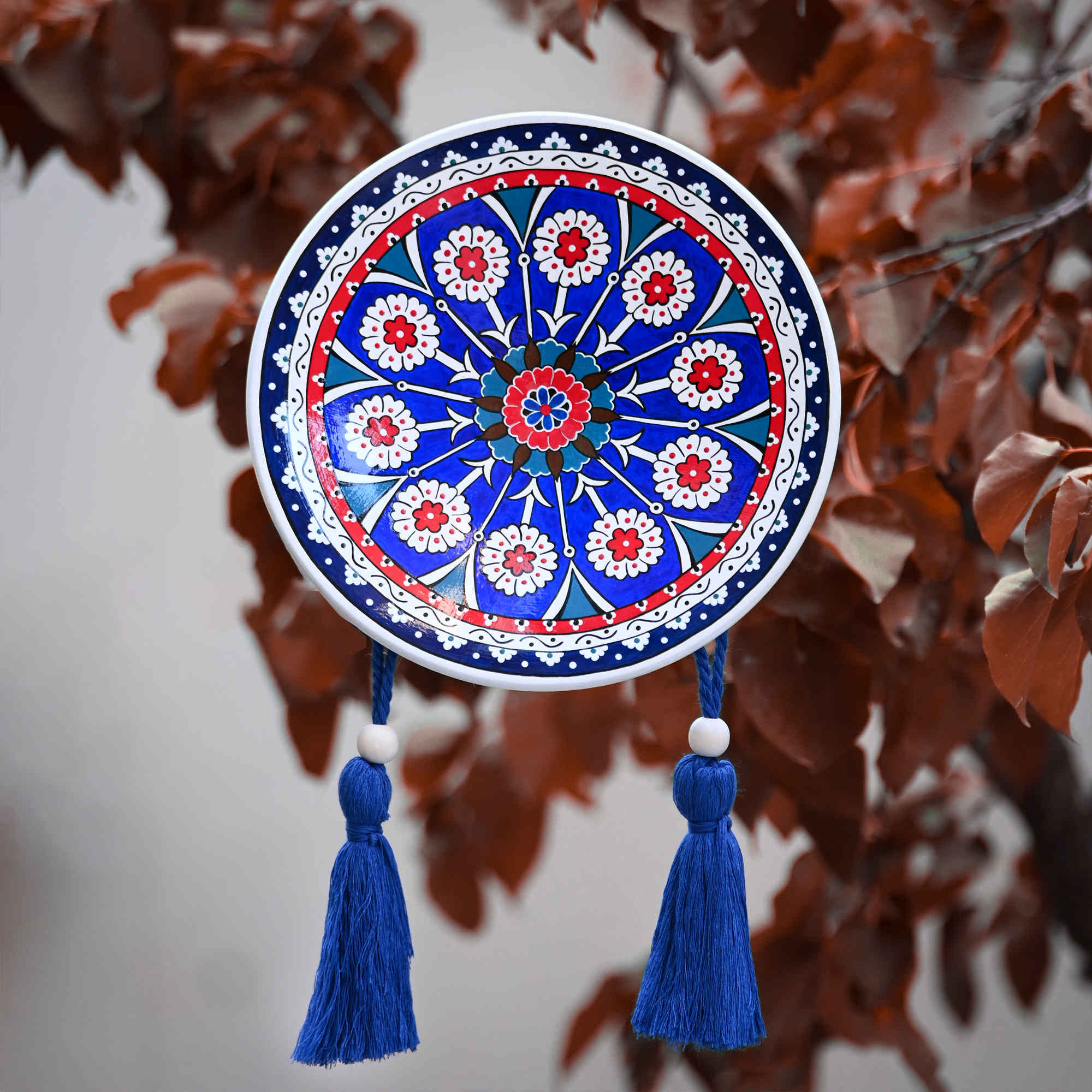 Price and Buy Decorative Pottery Wall Hanging Plate with Traditional Style_69027768a4251.jpeg Price and Buy Decorative Pottery Wall Hanging Plate with Traditional Style - Image 6