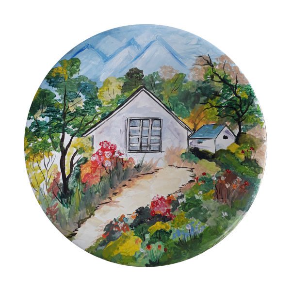 Price and Buy Decorative Pottery Wall Plate Hand-Painted Cottage_68f6f7287f056.jpeg Price and Buy Decorative Pottery Wall Plate Hand-Painted Cottage