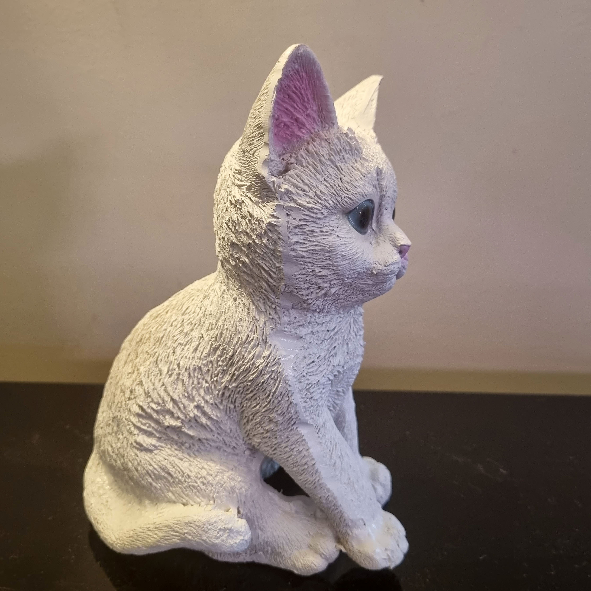 Price and Buy Decorative Sitting Kitten Figurine – Cute Cat Sculpture - Image 5