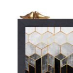 Price and Buy Decorative Wall Key Holder with Marbel Deign in Black - Image 3