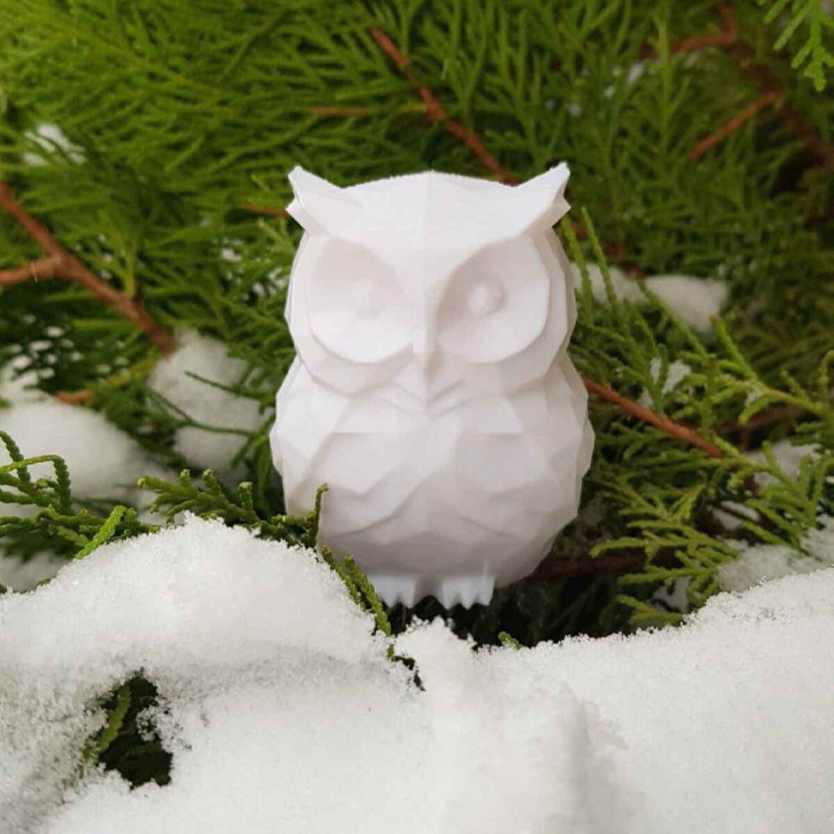 Price and Buy Decorative White Owl Figurine for Gift – Ceramic Bird Sculpture - Image 4
