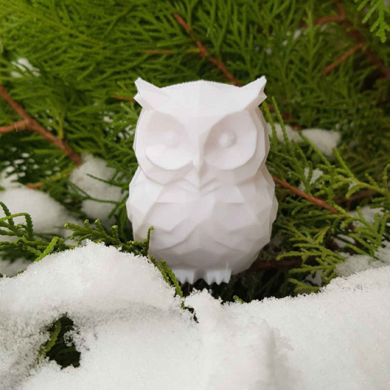Price and Buy Decorative White Owl Figurine for Gift – Ceramic Bird Sculpture - Image 4