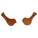Price and Buy Decorative Wooden Bird Figurine – Handcrafted Ideal Gift for Nature Lover (x2)